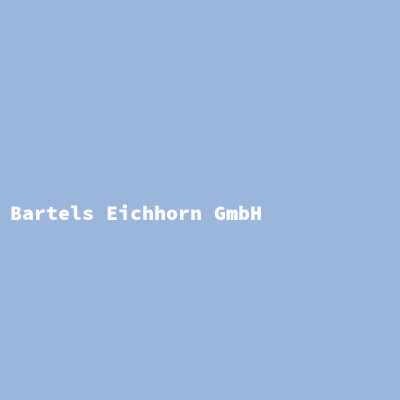 Bartels Eichhorn GmbH