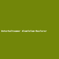 Unterhaltsamer Aluminium-Rasierer