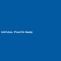 Schickes Plastik-Handy