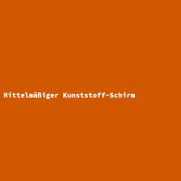 Mittelmäßiger Kunststoff-Schirm