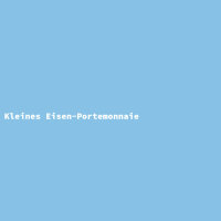 Kleines Eisen-Portemonnaie