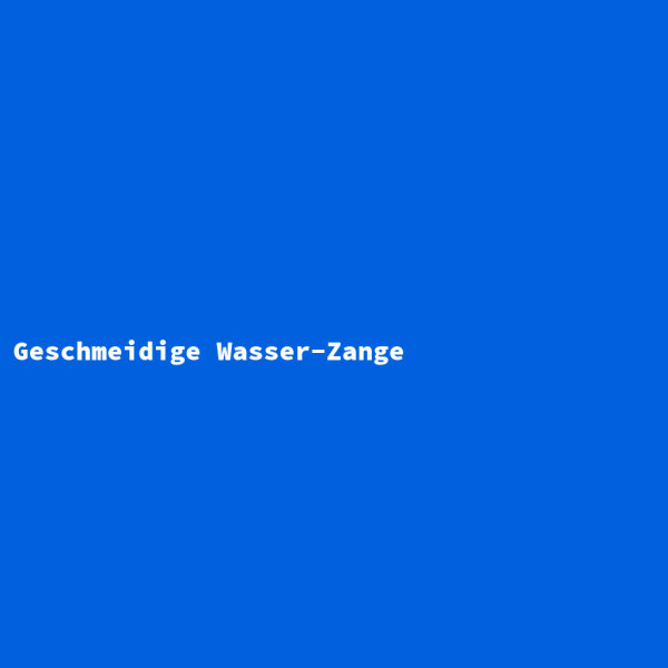 Geschmeidige Wasser-Zange