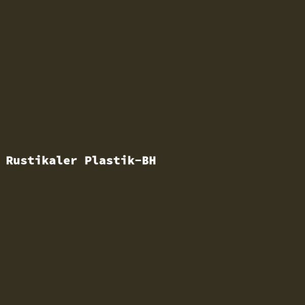 Rustikaler Plastik-BH
