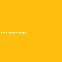 Gute Wasser-Zange